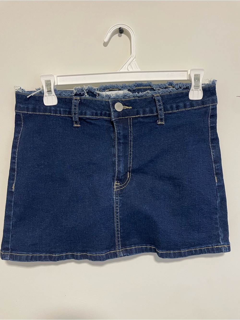 15 Peppermayo Dark Blue Denim Mini Skirt